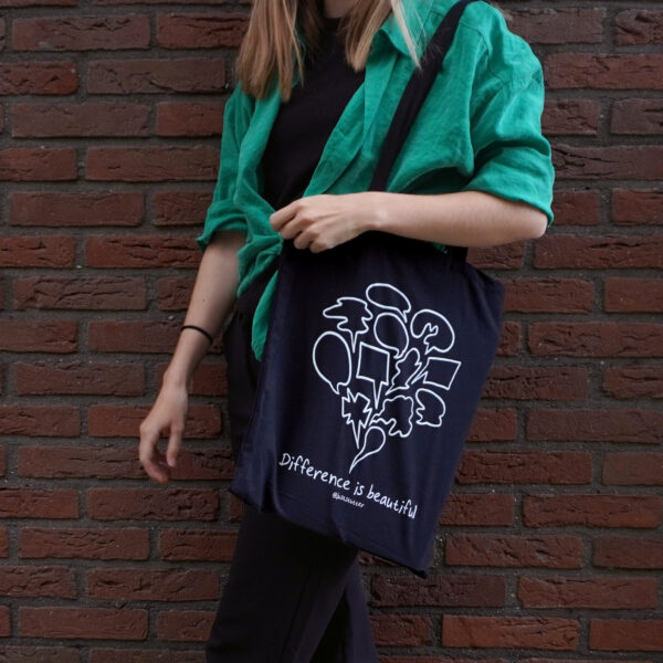 Tote bag - Difference is beautiful - Image 3