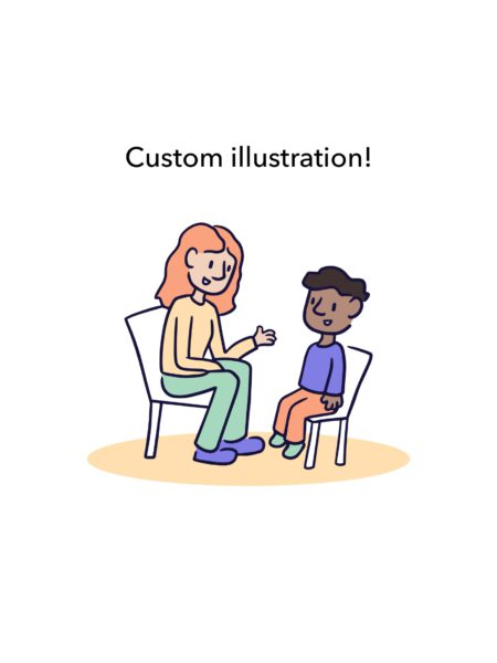 Custom illustration for therapy