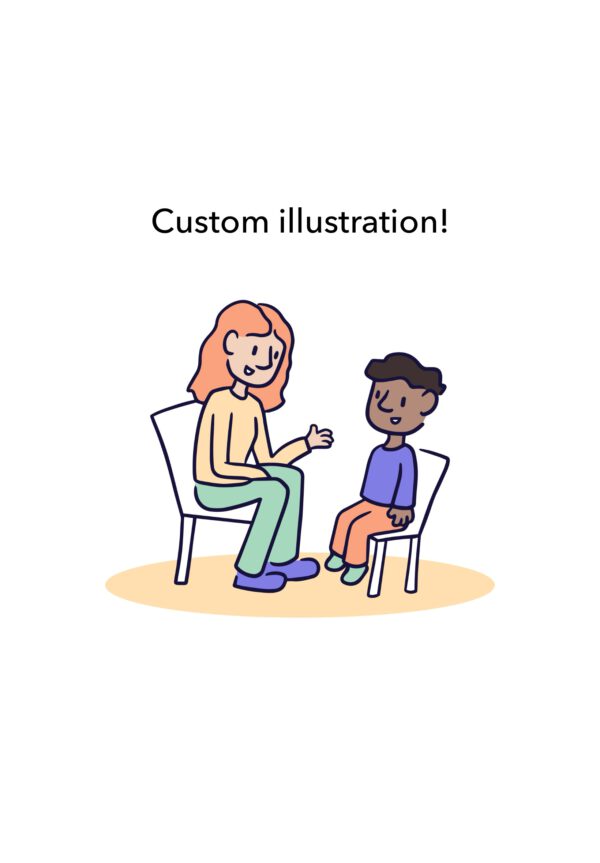 Custom illustration for therapy
