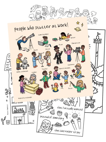 Stuttering-Affirming Coloring & Activity Pack