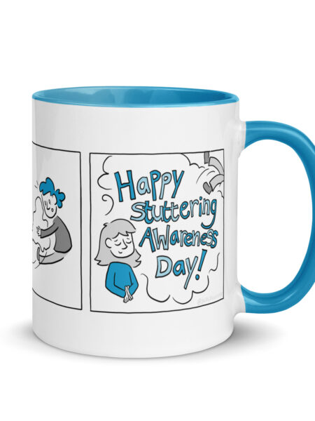 BLUE Stuttering Awareness Day Mug!